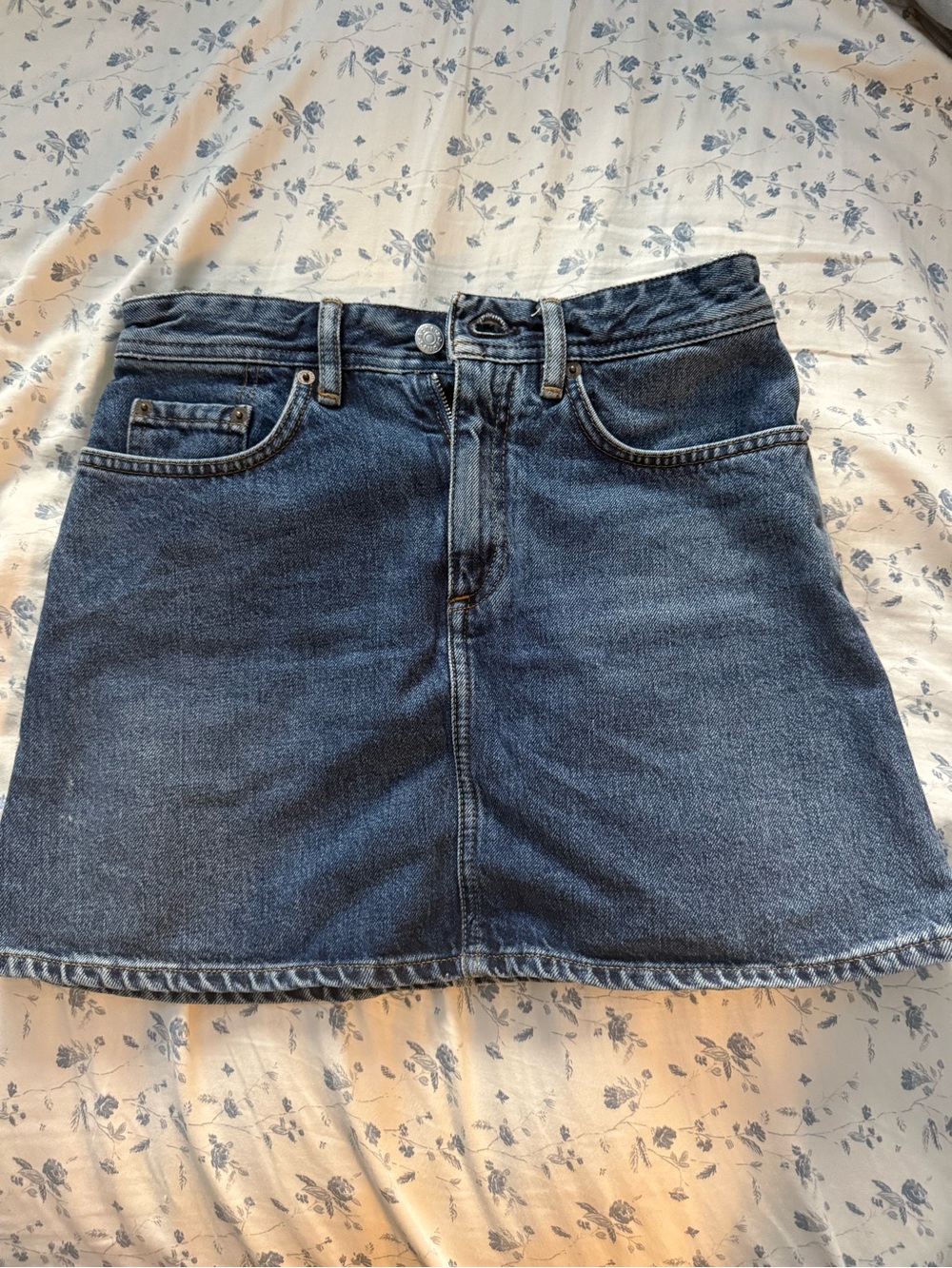 ACNE STUDIOS Denim Mini Skirt - Blue